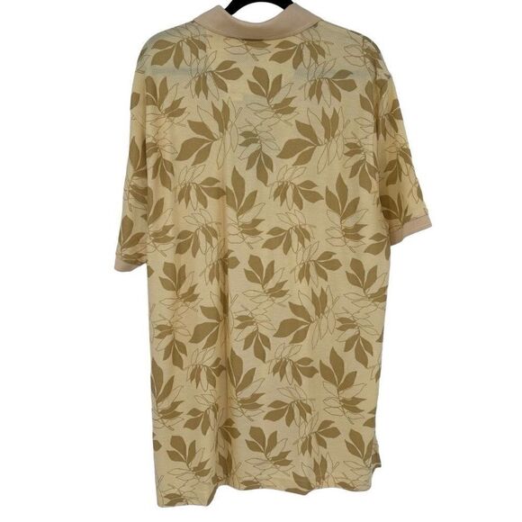 Caribbean Silk Blend Men’s Short Sleeve Hawaiian Shirt Yellow XL NWT - Picture 7 of 8